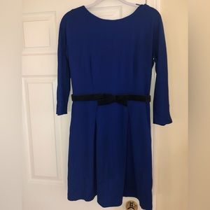 Girls From Savoy Anthropologie Blue Ponte Dress